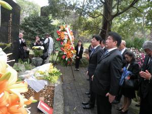 ブラジル開拓先没者慰霊碑参拝