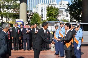 秋の交通安全県民運動推進行事を開催