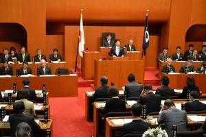 県議会11月定例会開会