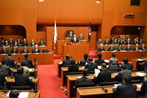 県議会11月定例会閉会