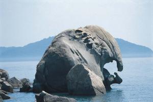国天然記念物「象岩」