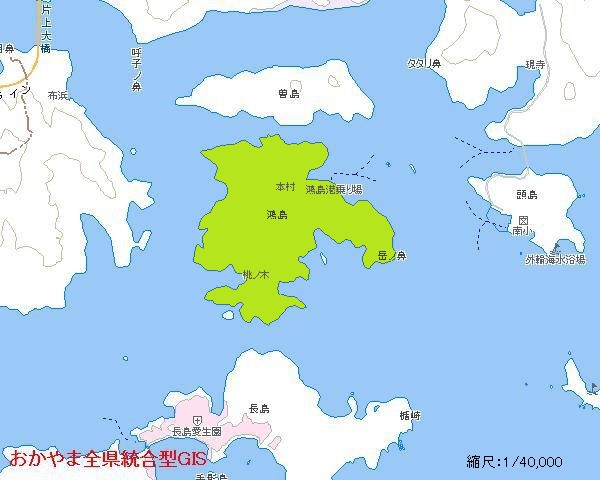 地図（鴻島）