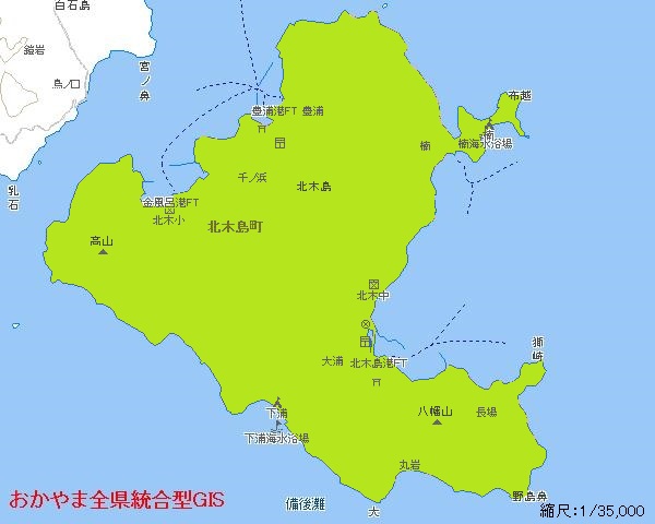 地図（北木島）