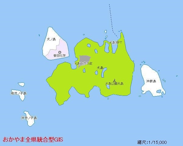 地図（犬島）