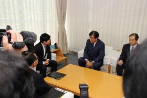 三菱自動車工業株式会社益子会長来訪