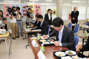 岡山・広島両県知事会議〔視察〕