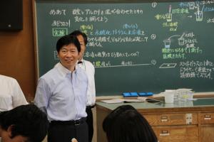 学校視察〔岡山市立竜操中学校〕