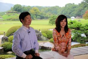 台湾テレビ局による取材