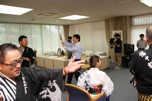 備中たかはし松山踊り実行委員会ほか表敬訪問