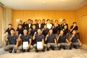 全国高等学校野球選手権大会出場校(創志学園高等学校)表敬訪問