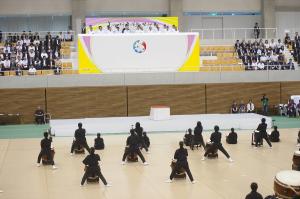 皇太子殿下行啓対応〔全国高等学校総合体育大会公開演技御覧〕