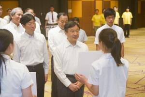 皇太子殿下行啓対応〔高校生との御交流会〕