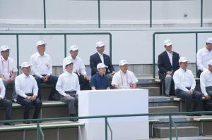 皇太子殿下行啓対応〔全国高等学校総合体育大会ソフトテニス競技御覧〕