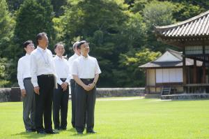 皇太子殿下行啓対応〔旧閑谷学校御視察〕