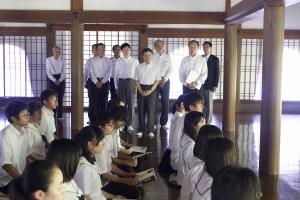 皇太子殿下行啓対応〔旧閑谷学校御視察〕