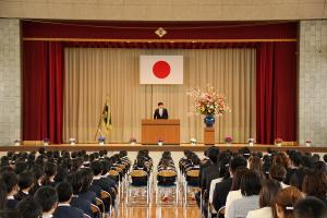 笠岡市立中央小学校入学式