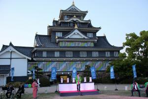 「春の幻想庭園」「春の烏城灯源郷」合同オープニングセレモニー