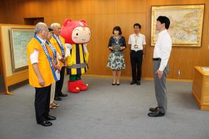 全国一斉複十字シール運動表敬訪問