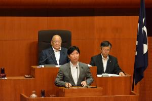 県議会9月定例会開会