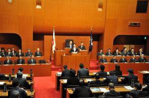 県議会11月定例会閉会