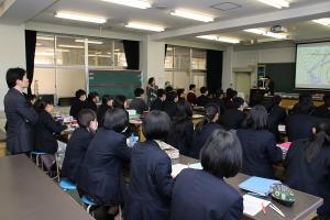 学校視察〔岡山県立総社南高等学校〕