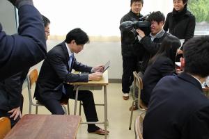 学校視察〔岡山県立林野高等学校〕