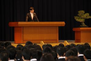 県立岡山芳泉高等学校入学式