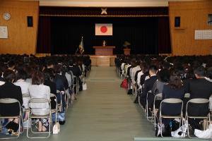 県立岡山芳泉高等学校入学式