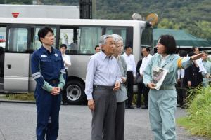 天皇皇后両陛下が豪雨被災地をご訪問されました２