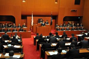 県議会11月定例会開会