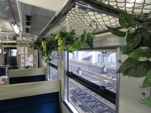 車内のフルーツ装飾