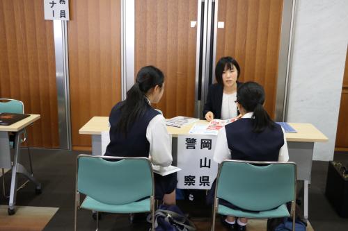 ▲各ブースでの様子（岡山会場）