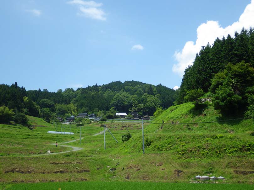 山頂に矢倉城はあります