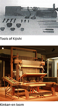 Tools of Kijishi/Kinkan-en loom