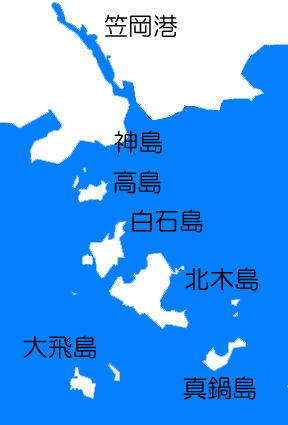 真鍋島の位置