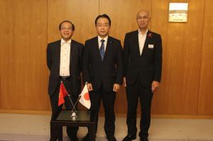 在大阪ベトナム総領事が菊池副知事を表敬訪問の写真