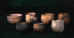 写真４　古墳時代（６～７世紀）の製塩土器（岡山県阿津走出遺跡）