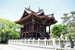 大浦神社本殿（写真提供：浅口市教育委員会）