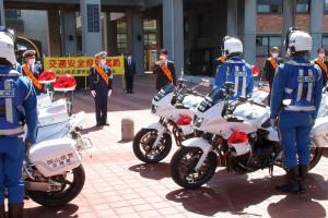 春の交通安全県民運動出発式