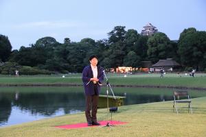 「夏の幻想庭園」「夏の烏城灯源郷」オープニングセレモニー