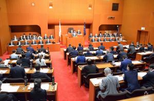 県議会9月定例会開会