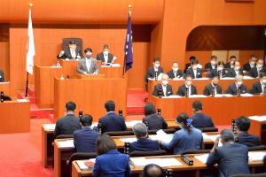 県議会9月定例会開会