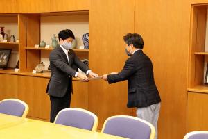 インフルエンザワクチンの供給に関する岡山県市長会からの緊急要請