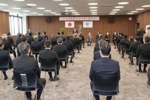 岡山県警察本部庁舎開庁式