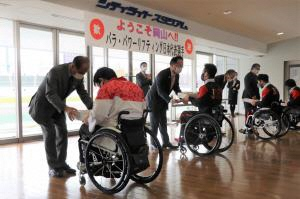 パラ·パワーリフティング日本代表選手が岡山市で強化キャンプを実施