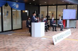 道の駅「山陽道やかげ宿」開業式典