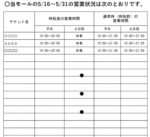 貼り紙イメージ２