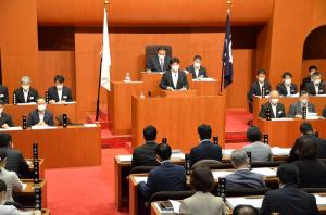 県議会９月定例会開会