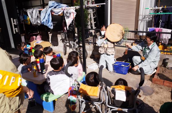 全国植樹祭の説明、森林教室