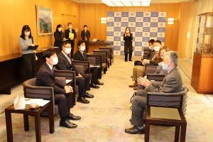 在大阪・神戸米国総領事の知事表敬訪問